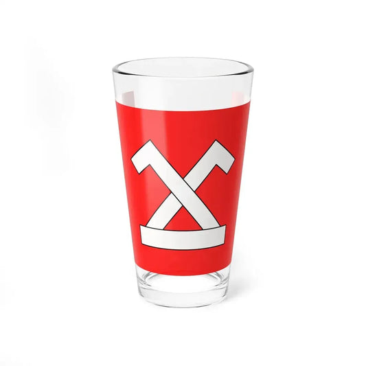 POL Chodecz flag (Poland) Pint Glass 16oz 16oz - Go Mug Yourself