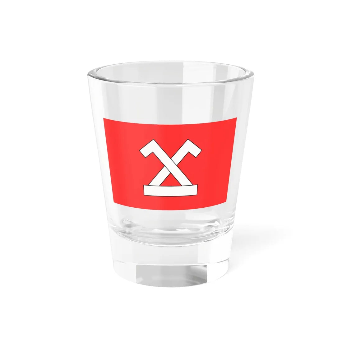POL Chodecz flag (Poland) Shot Glass 1.5oz 1.5oz - Go Mug Yourself