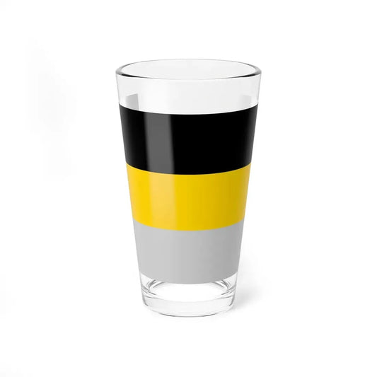 POL Chojnice flag (Poland) Pint Glass 16oz 16oz - Go Mug Yourself