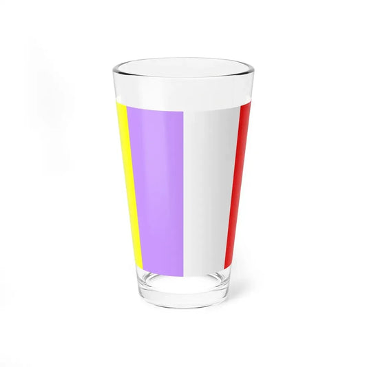 POL Choroszcz flag (Poland) Pint Glass 16oz 16oz - Go Mug Yourself