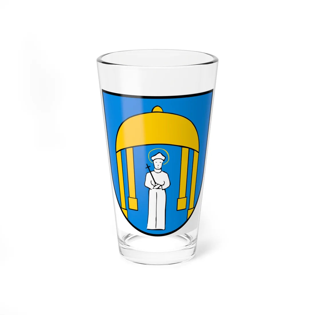 POL Chropaczów COA (Poland) (Coat of Arms) Pint Glass 16oz 16oz - Go Mug Yourself