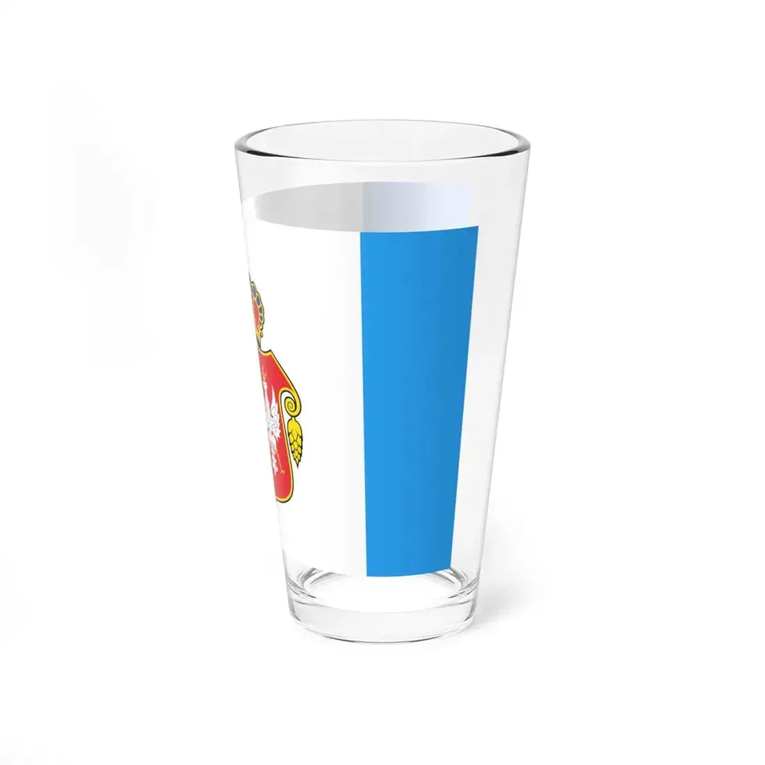 POL Chrzanow flag (Poland) Pint Glass 16oz - Go Mug Yourself