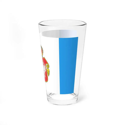 POL Chrzanow flag (Poland) Pint Glass 16oz - Go Mug Yourself