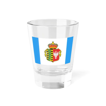 POL Chrzanow flag (Poland) Shot Glass 1.5oz - Go Mug Yourself