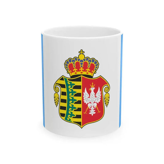 POL Chrzanow flag (Poland) White Coffee Mug 11oz - Go Mug Yourself