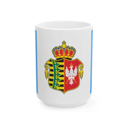 POL Chrzanow flag (Poland) White Coffee Mug 15oz - Go Mug Yourself