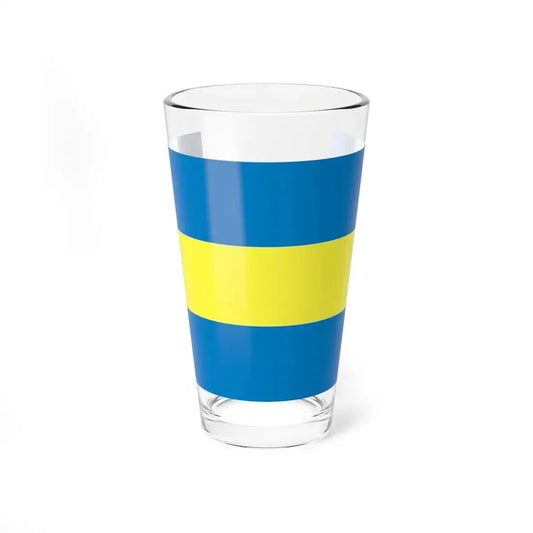 POL Ciechanowiec flag (Poland) Pint Glass 16oz 16oz - Go Mug Yourself