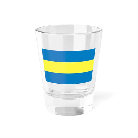 POL Ciechanowiec flag (Poland) Shot Glass 1.5oz 1.5oz - Go Mug Yourself