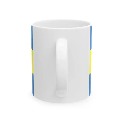 POL Ciechanowiec flag (Poland) White Coffee Mug - Go Mug Yourself
