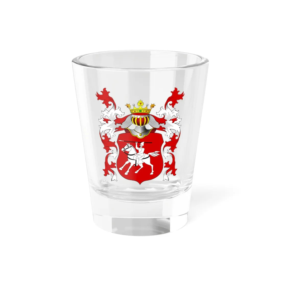 POL COA Abgarowicz (Poland) (Coat of Arms) Shot Glass 1.5oz 1.5oz - Go Mug Yourself