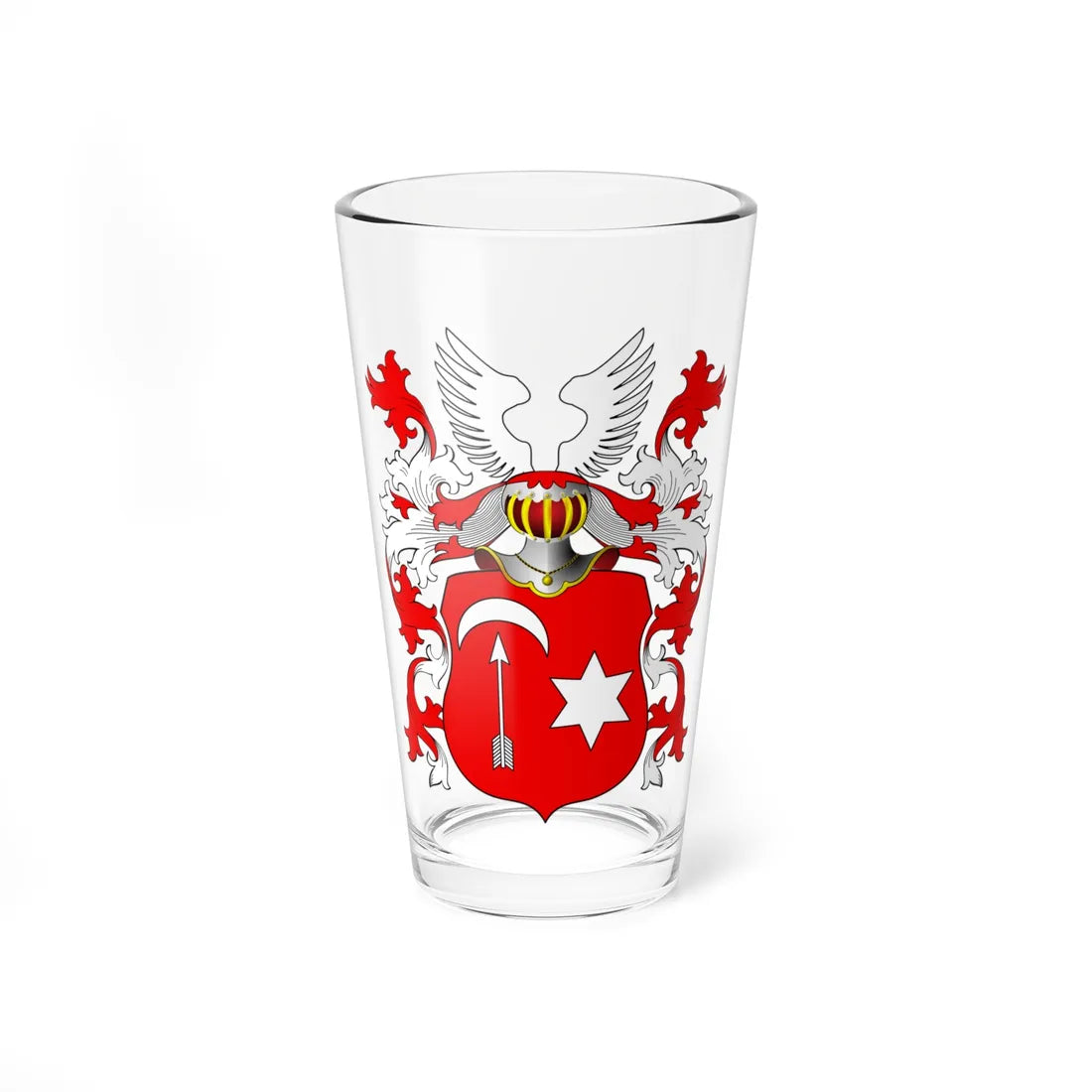 POL COA Adamowicz alt (Poland) (Coat of Arms) Pint Glass 16oz 16oz - Go Mug Yourself