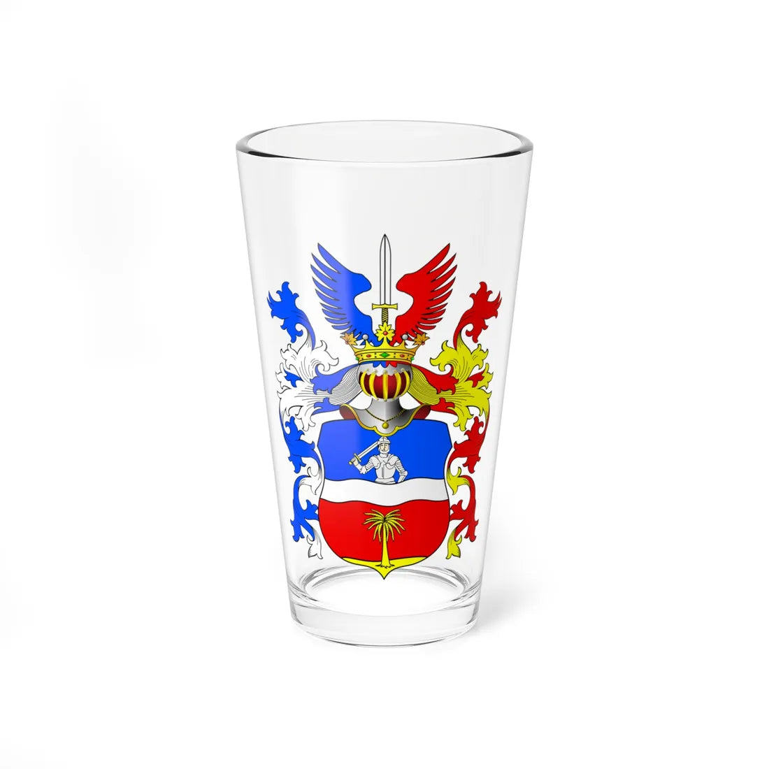 POL COA Adamowicz II (Poland) (Coat of Arms) Pint Glass 16oz 16oz - Go Mug Yourself