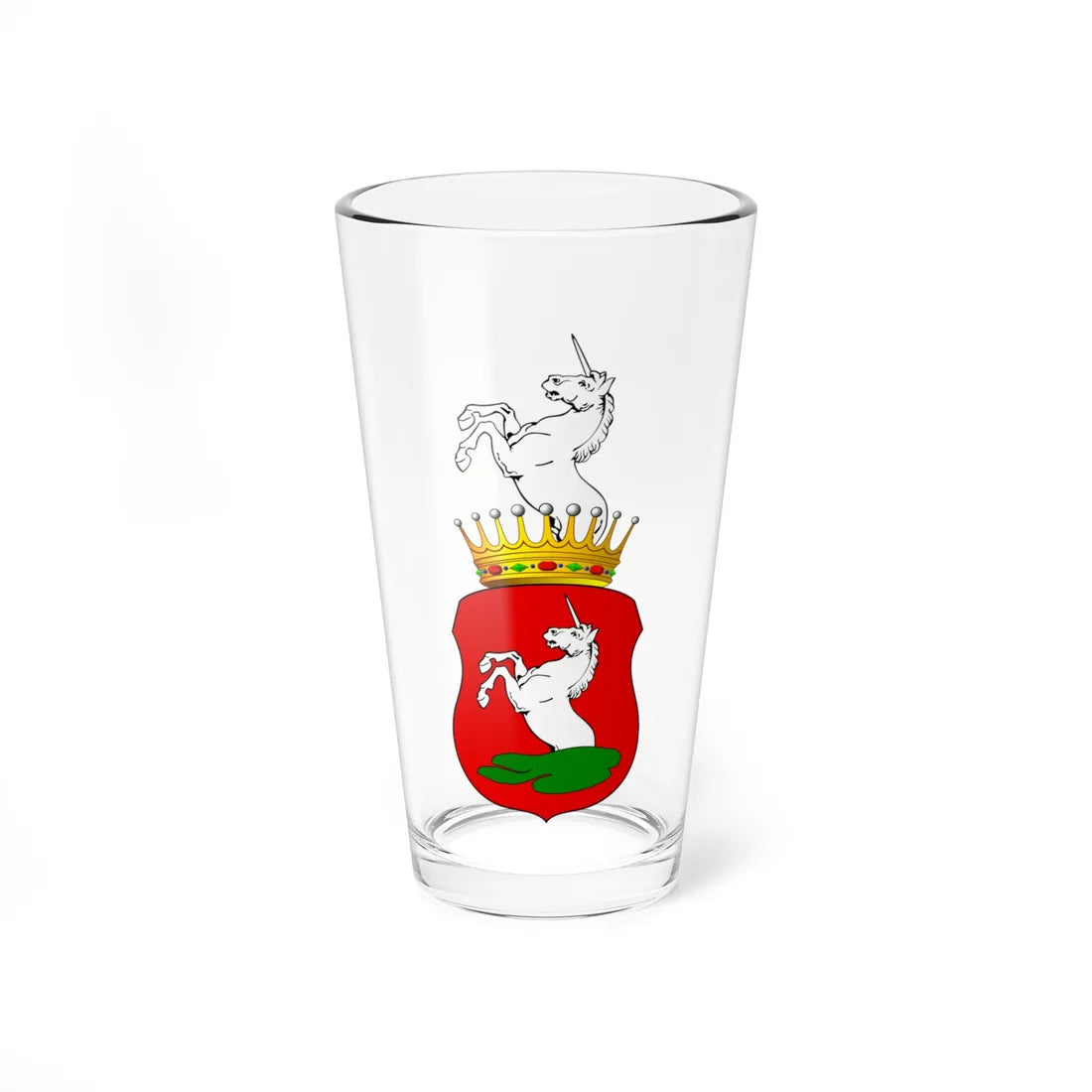 POL COA Badeni HKP (Poland) (Coat of Arms) Pint Glass 16oz 16oz - Go Mug Yourself