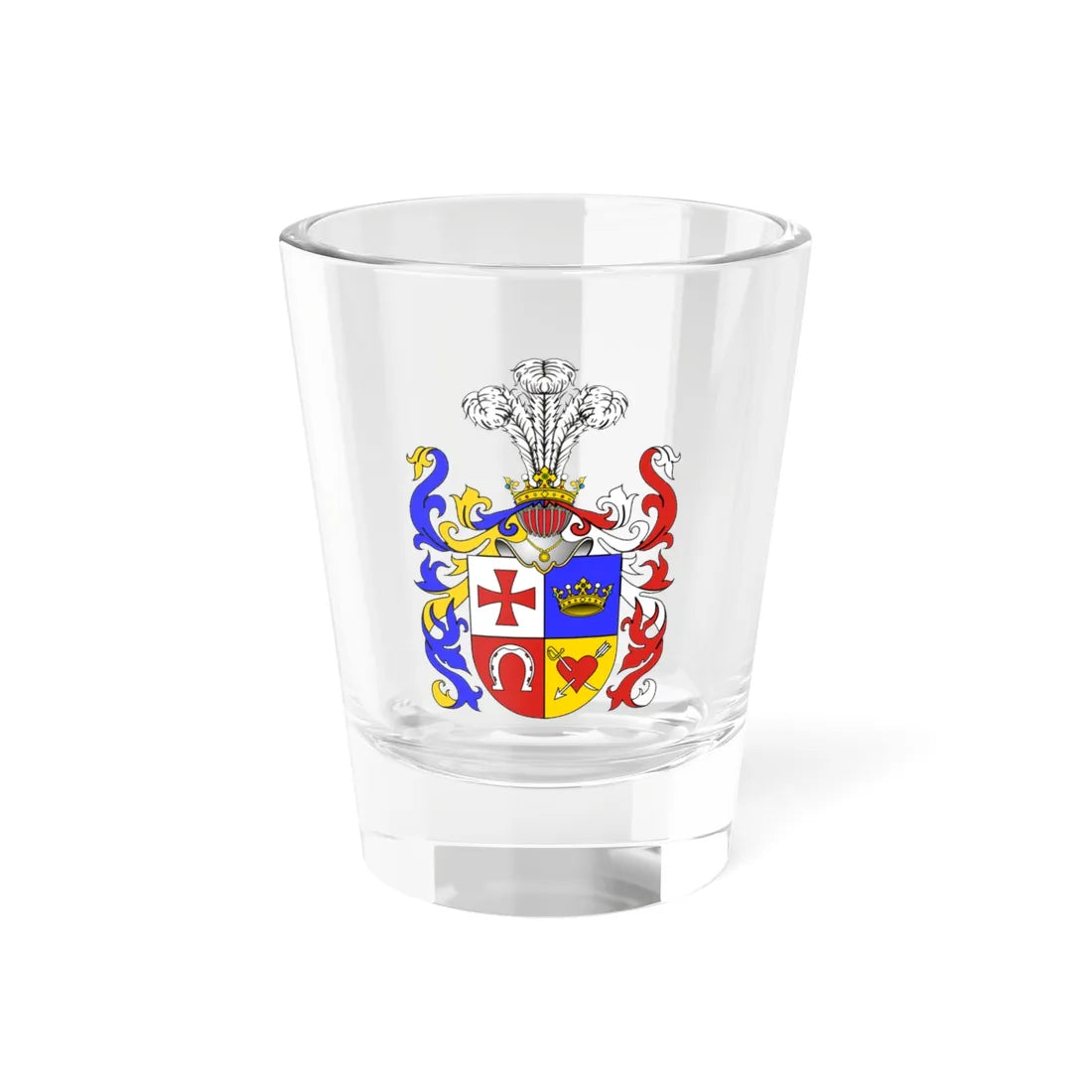 POL COA Bakuryński (Russia) (Coat of Arms) Shot Glass 1.5oz 1.5oz - Go Mug Yourself
