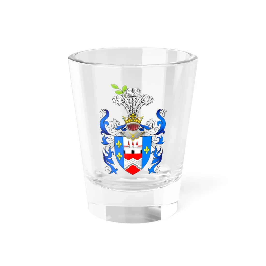 POL CoA Bastion (Poland) (Coat of Arms) Shot Glass 1.5oz 1.5oz - Go Mug Yourself