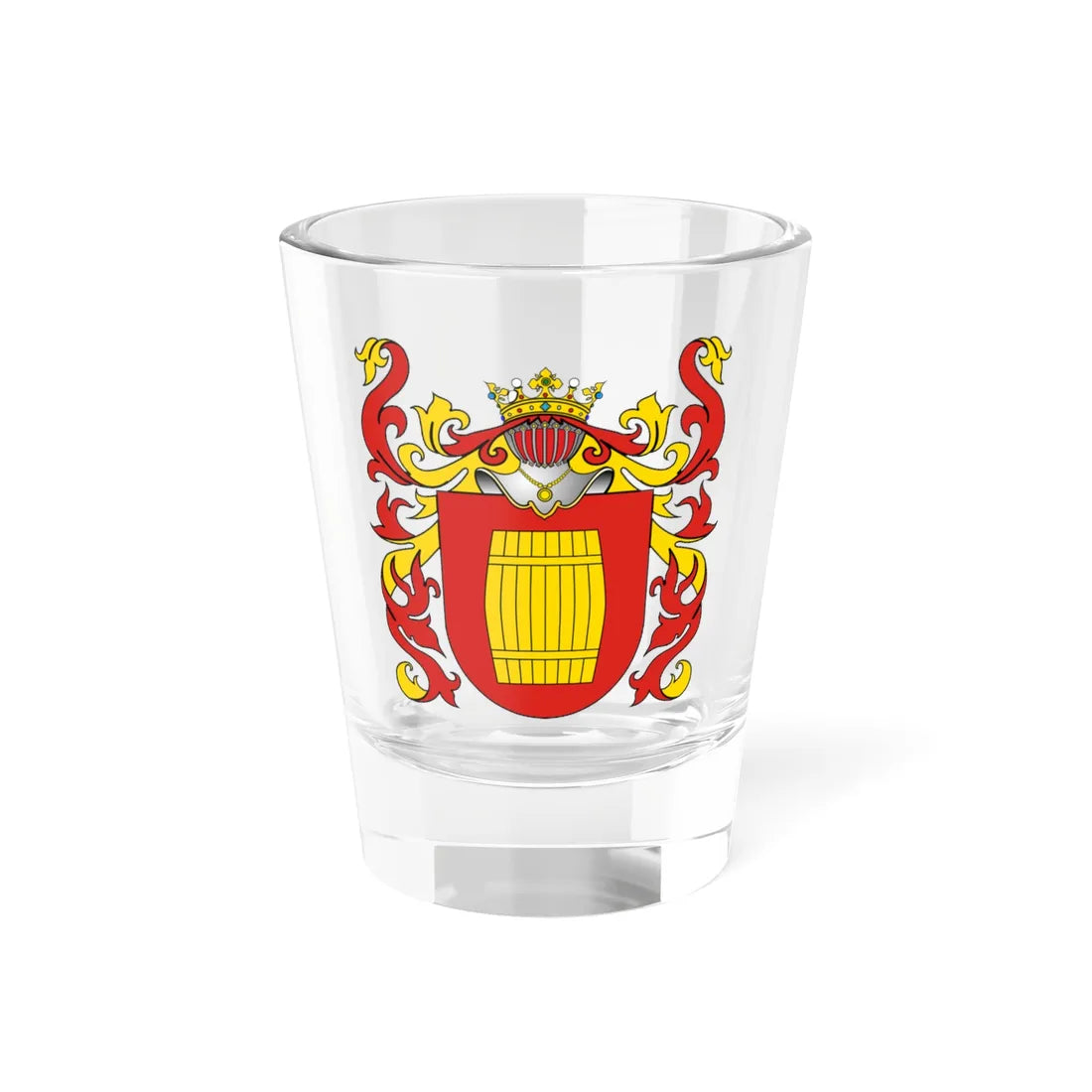 POL COA Beczka (Poland) (Coat of Arms) Shot Glass 1.5oz 1.5oz - Go Mug Yourself