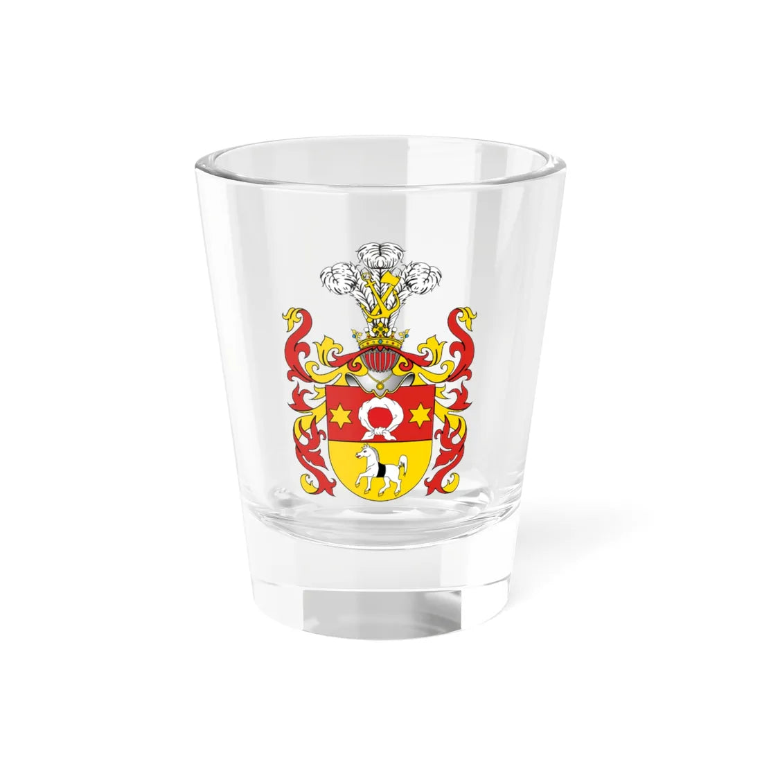 POL COA Bersin (Poland) (Coat of Arms) Shot Glass 1.5oz 1.5oz - Go Mug Yourself