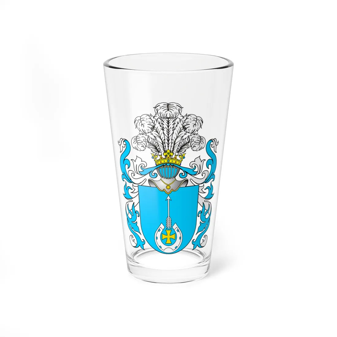 POL COA Białynia (Poland) (Coat of Arms) Pint Glass 16oz 16oz - Go Mug Yourself