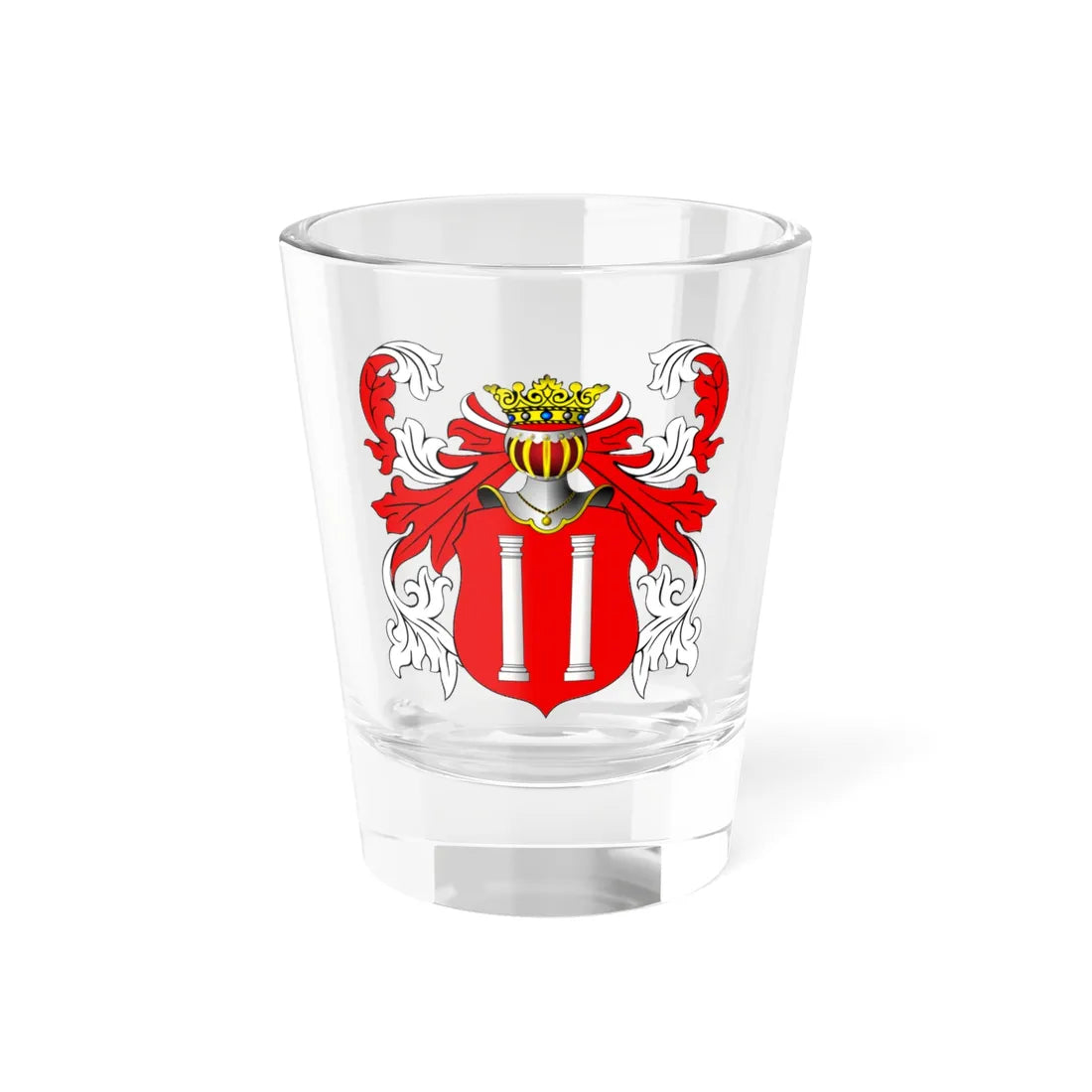 POL COA Bielak (Poland) (Coat of Arms) Shot Glass 1.5oz 1.5oz - Go Mug Yourself