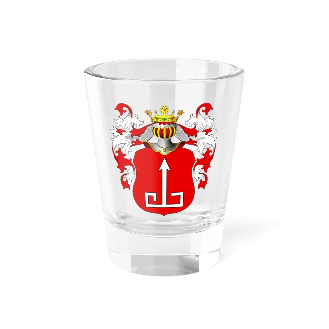 POL COA Bienicki (Poland) (Coat of Arms) Shot Glass 1.5oz 1.5oz - Go Mug Yourself
