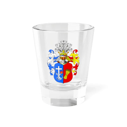 POL COA Biskupiec (Poland) (Coat of Arms) Shot Glass 1.5oz 1.5oz - Go Mug Yourself