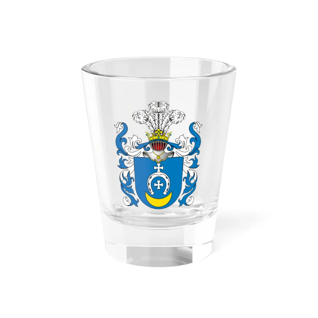 POL COA Bożawola (Poland) (Coat of Arms) Shot Glass 1.5oz 1.5oz - Go Mug Yourself