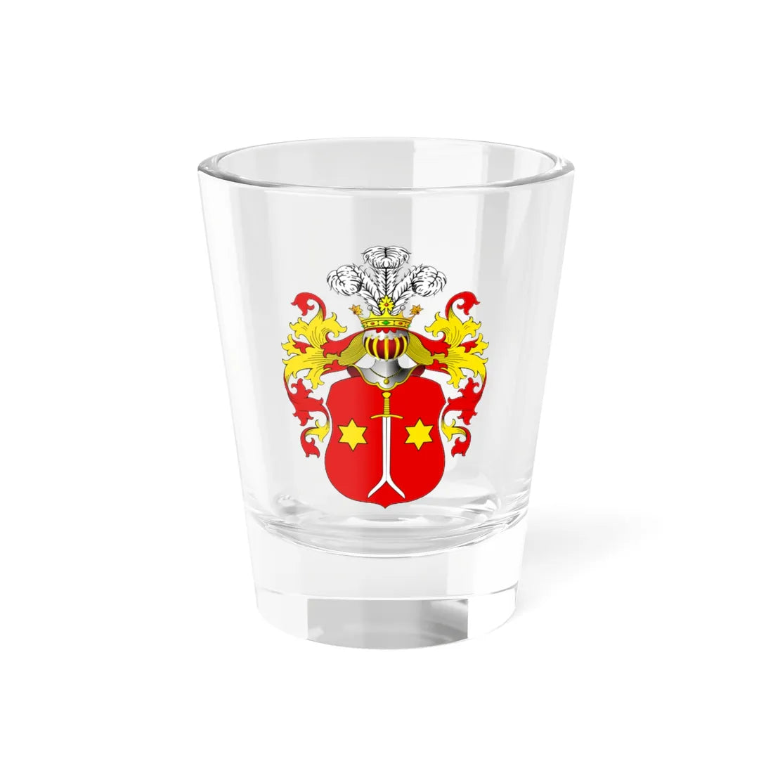 POL COA Bociarski (Poland) (Coat of Arms) Shot Glass 1.5oz 1.5oz - Go Mug Yourself