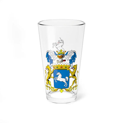 POL COA Bończa-Badeni (Poland) (Coat of Arms) Pint Glass 16oz 16oz - Go Mug Yourself