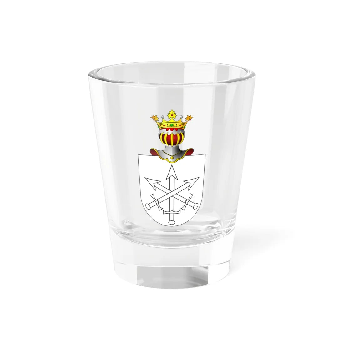 POL COA Bogusz (Poland) (Coat of Arms) Shot Glass 1.5oz 1.5oz - Go Mug Yourself