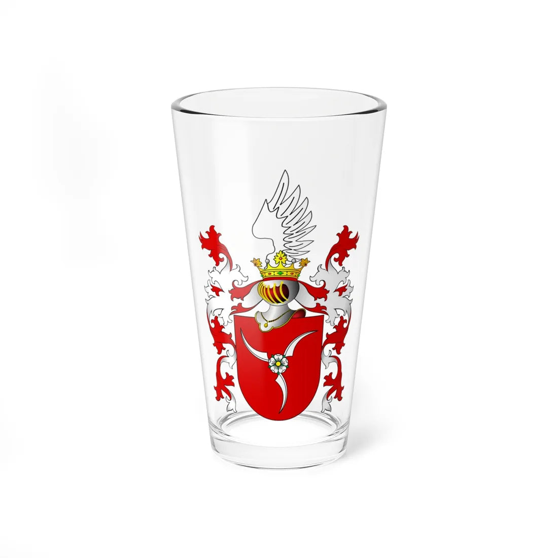 POL COA Borek III (Poland) (Coat of Arms) Pint Glass 16oz 16oz - Go Mug Yourself