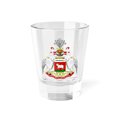 POL COA Borkowski hrabia (Poland) (Coat of Arms) Shot Glass 1.5oz 1.5oz - Go Mug Yourself