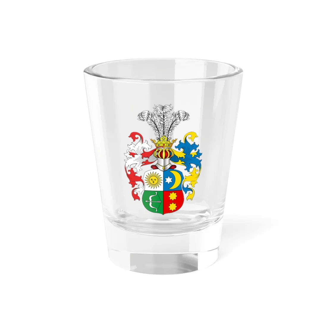 POL COA Borozdna (Poland) (Coat of Arms) Shot Glass 1.5oz 1.5oz - Go Mug Yourself