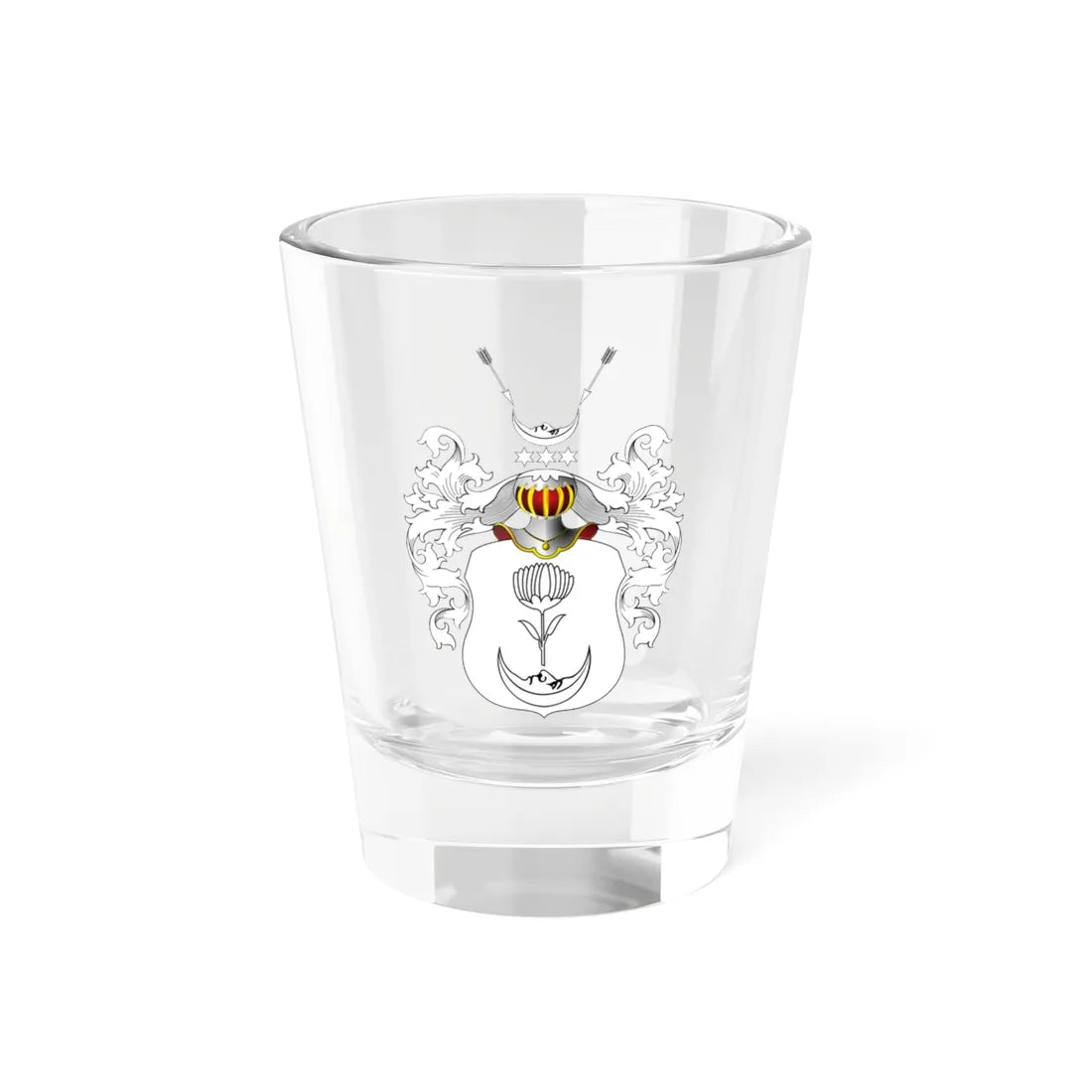 POL COA Borski III c (Poland) (Coat of Arms) Shot Glass 1.5oz 1.5oz - Go Mug Yourself