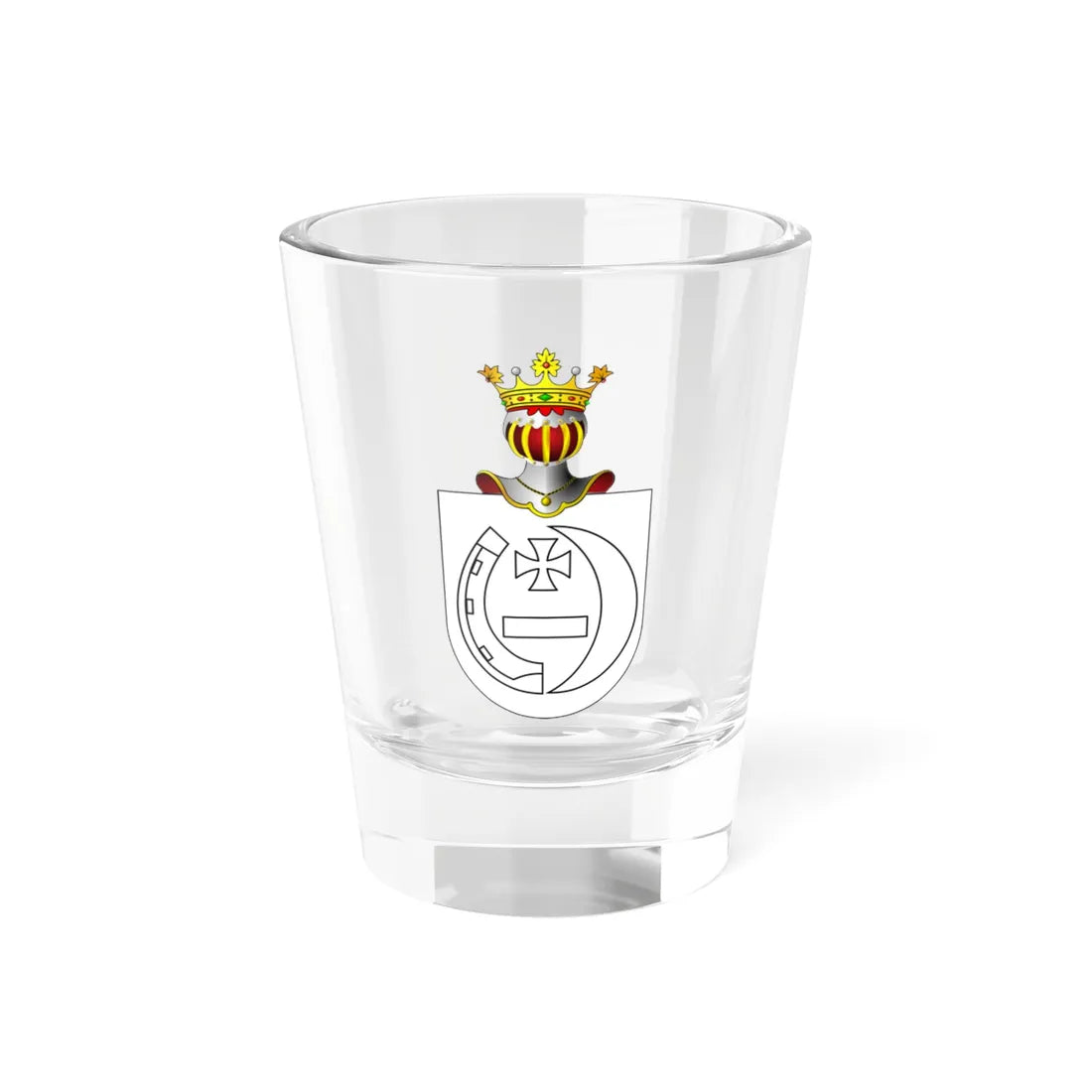 POL COA Bortkowicz (Poland) (Coat of Arms) Shot Glass 1.5oz 1.5oz - Go Mug Yourself