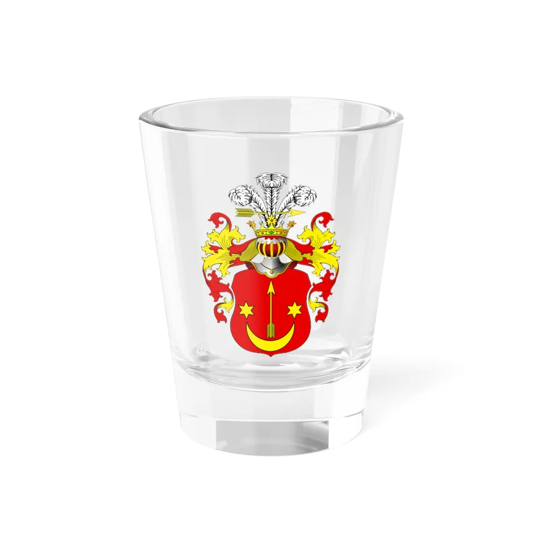 POL COA Borzyszkowski (Poland) (Coat of Arms) Shot Glass 1.5oz 1.5oz - Go Mug Yourself