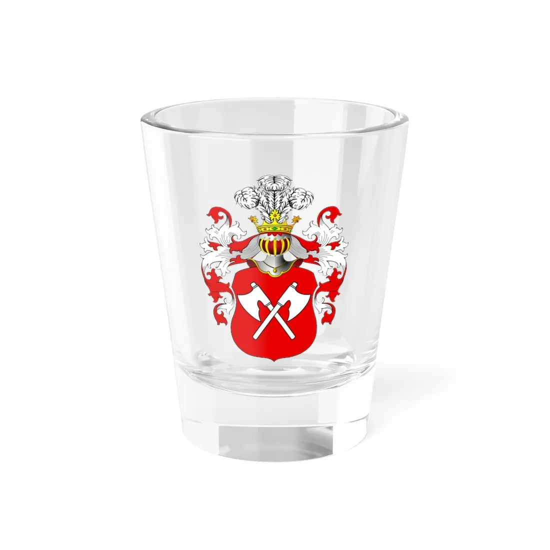 POL COA Bradacice (Poland) (Coat of Arms) Shot Glass 1.5oz 1.5oz - Go Mug Yourself