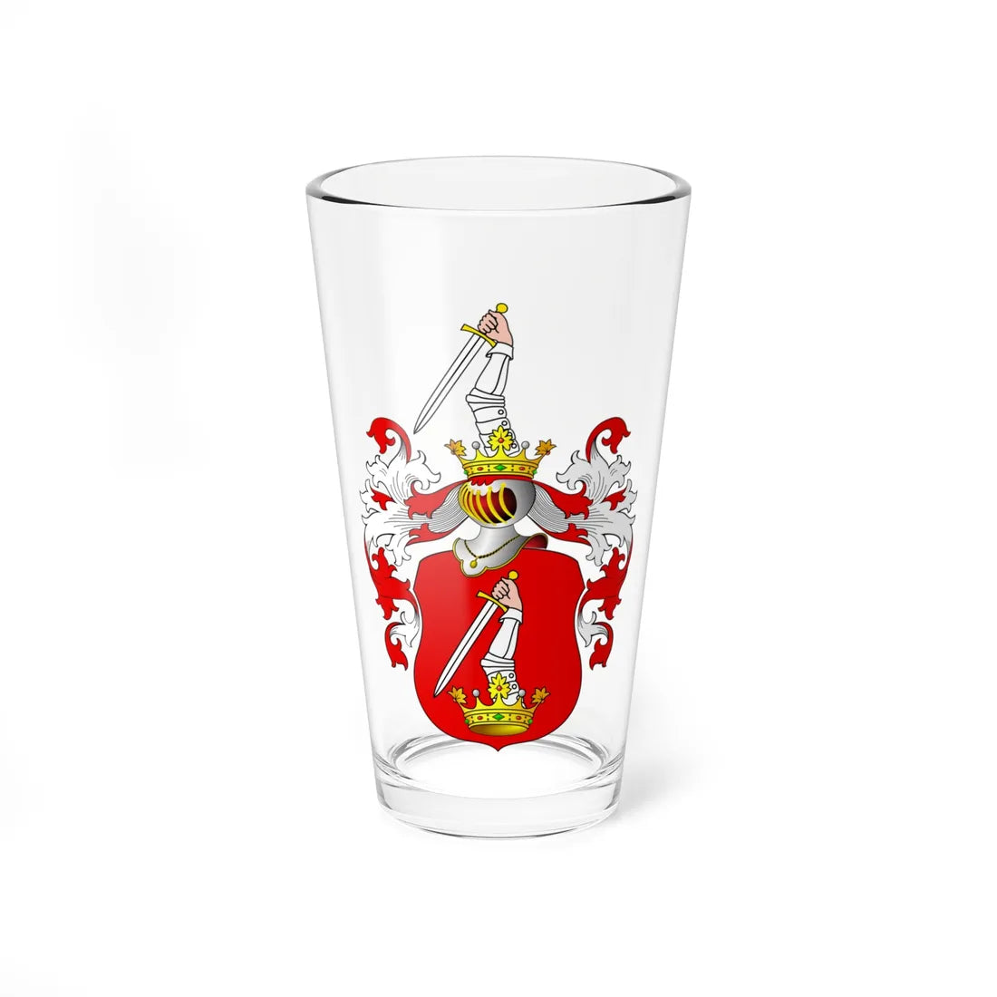 POL COA Brandys (Poland) (Coat of Arms) Pint Glass 16oz 16oz - Go Mug Yourself