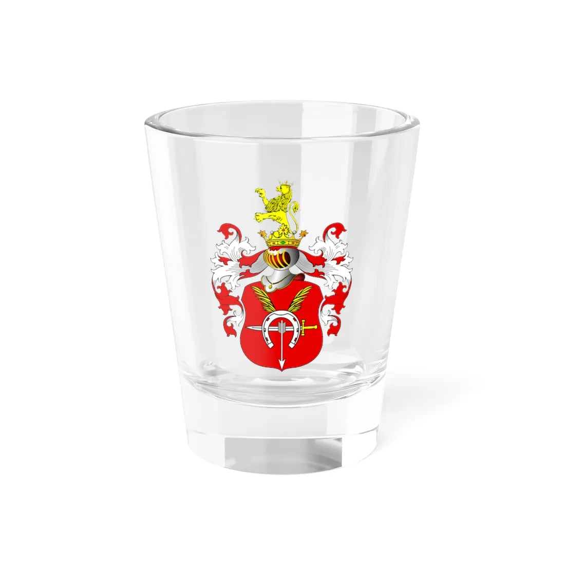 POL COA Bratkowski II (Poland) (Coat of Arms) Shot Glass 1.5oz 1.5oz - Go Mug Yourself