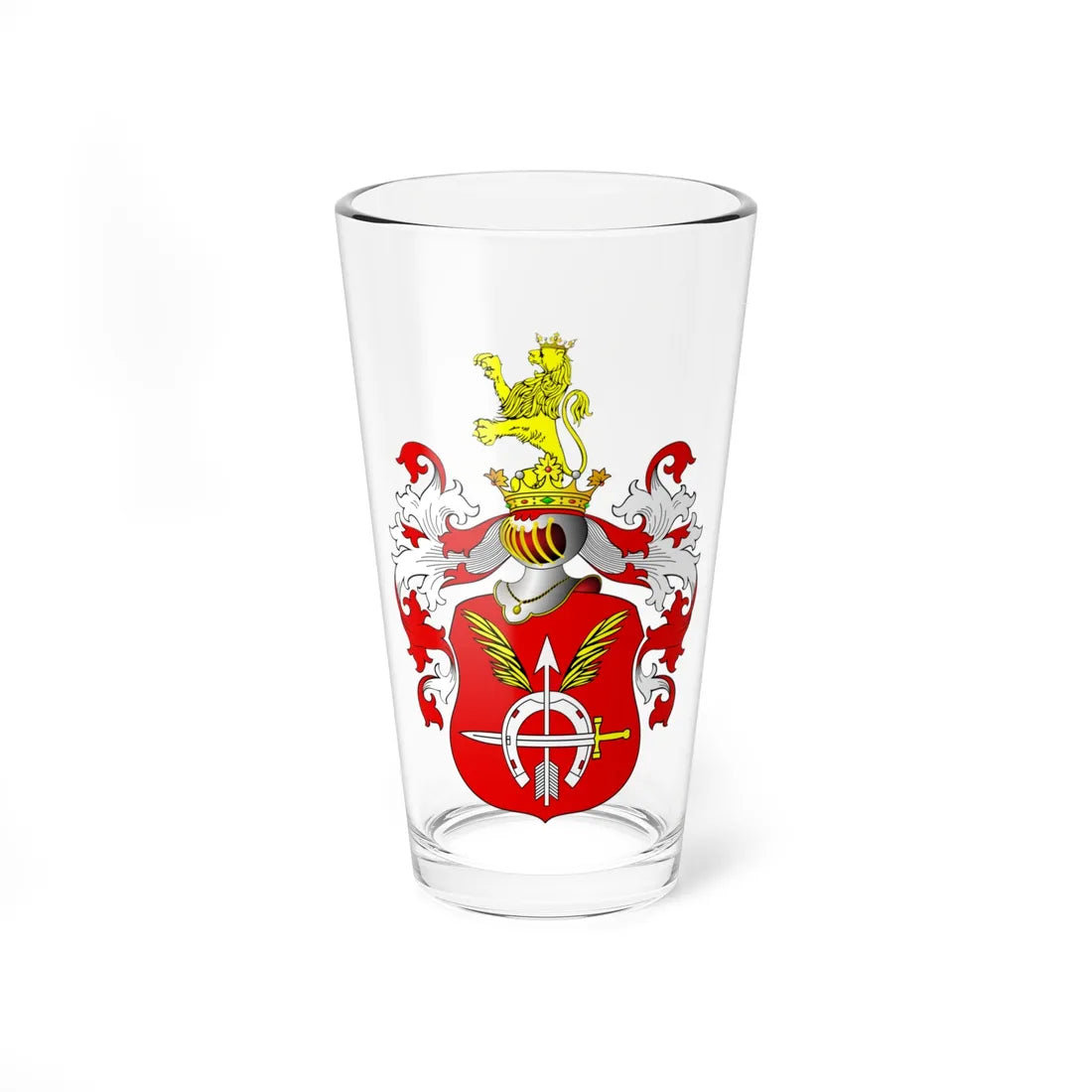 POL COA Bratkowski (Poland) (Coat of Arms) Pint Glass 16oz 16oz - Go Mug Yourself