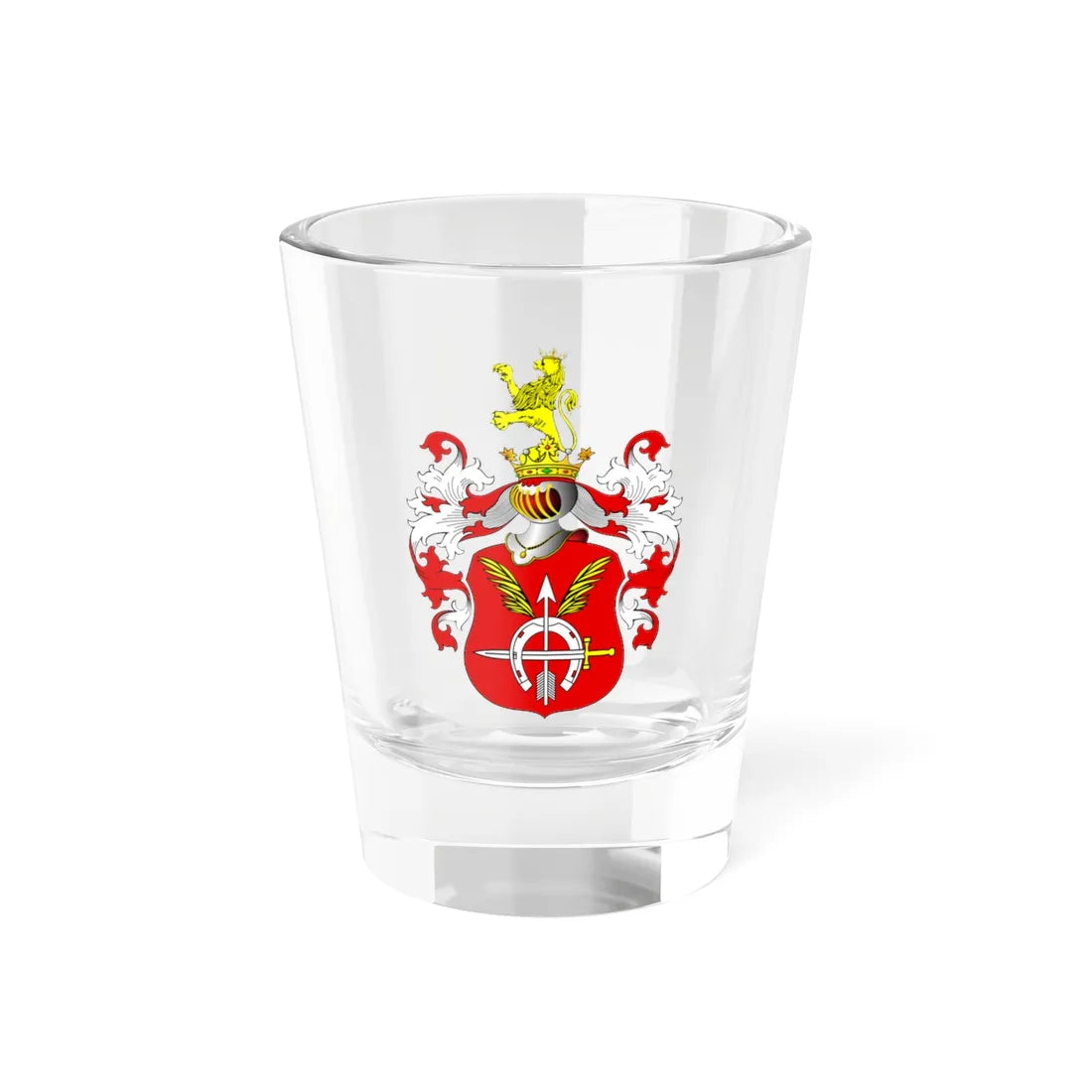 POL COA Bratkowski (Poland) (Coat of Arms) Shot Glass 1.5oz 1.5oz - Go Mug Yourself