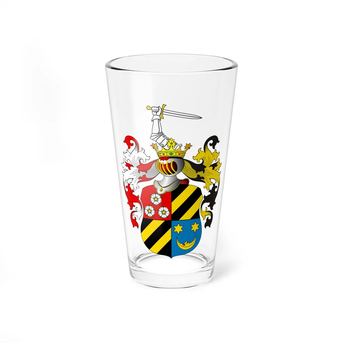 POL COA Braunek (Poland) (Coat of Arms) Pint Glass 16oz 16oz - Go Mug Yourself