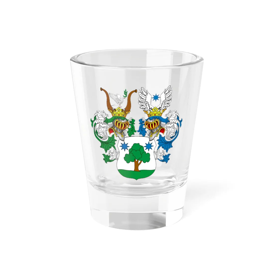 POL COA Brezany (Poland) (Coat of Arms) Shot Glass 1.5oz 1.5oz - Go Mug Yourself