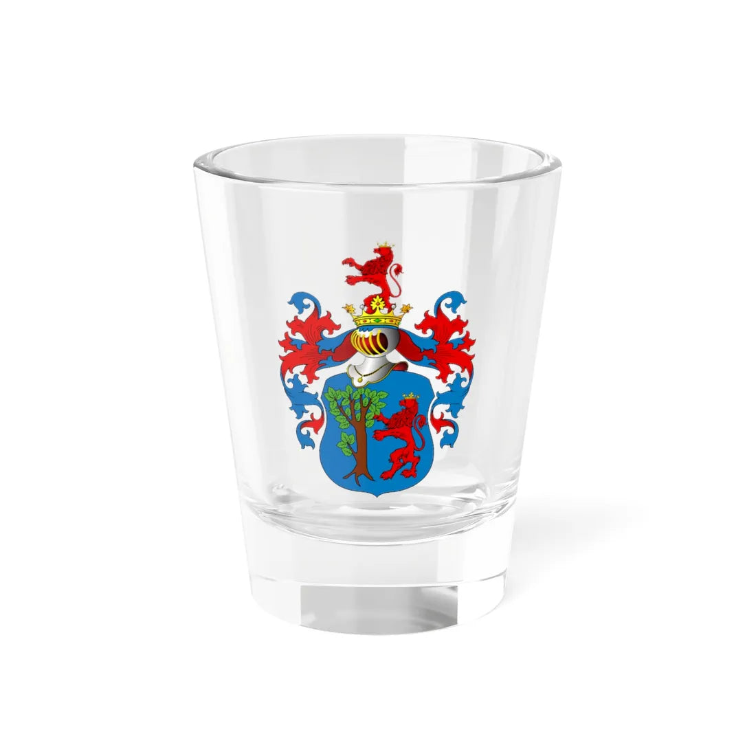 POL COA Brignole (Italy) (Coat of Arms) Shot Glass 1.5oz 1.5oz - Go Mug Yourself