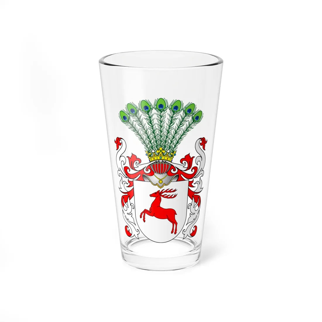 POL COA Brochwicz (Poland) (Coat of Arms) Pint Glass 16oz 16oz - Go Mug Yourself