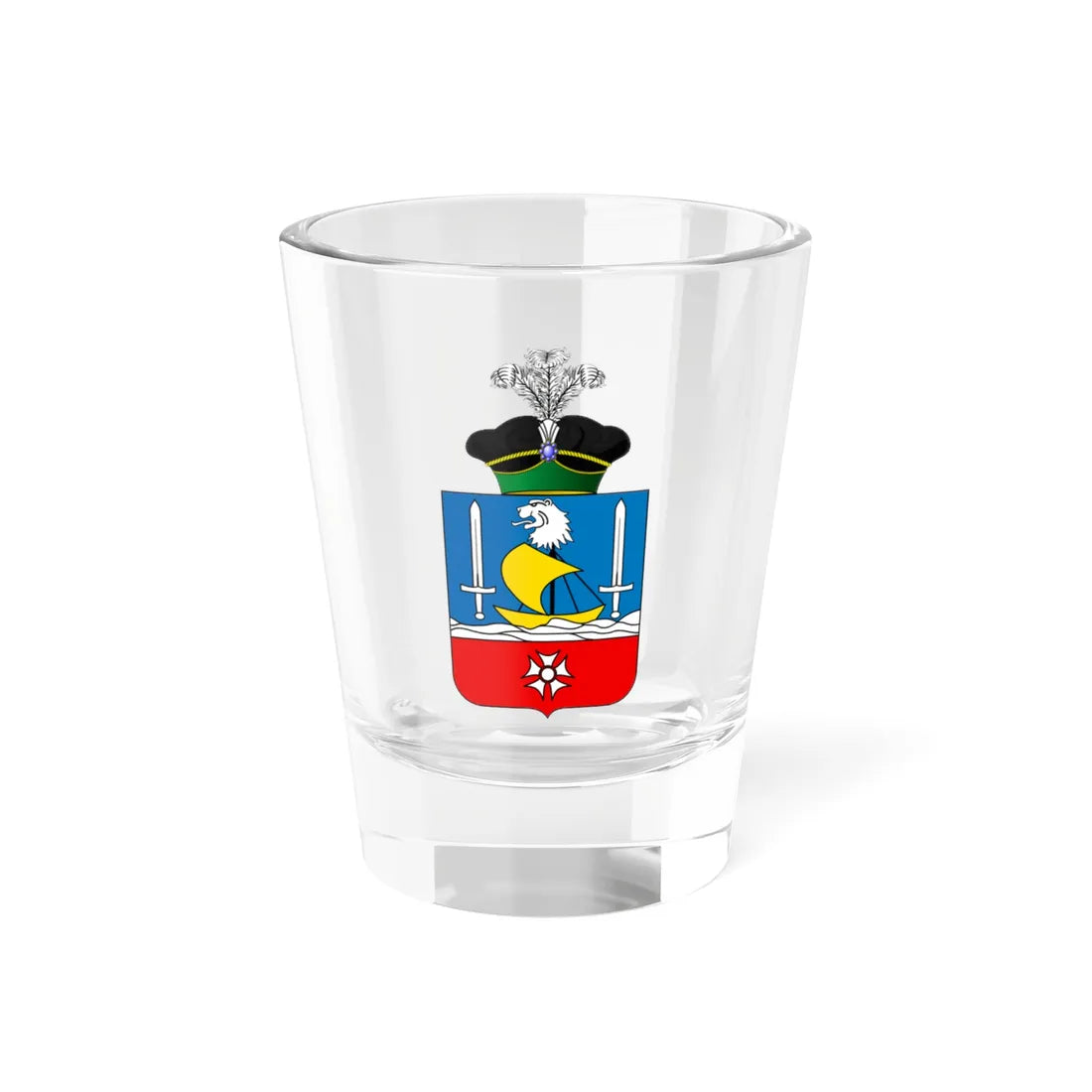 POL COA Brocki (Poland) (Coat of Arms) Shot Glass 1.5oz 1.5oz - Go Mug Yourself