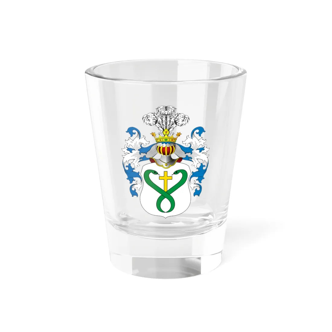 POL COA Brodowicz (Poland) (Coat of Arms) Shot Glass 1.5oz 1.5oz - Go Mug Yourself