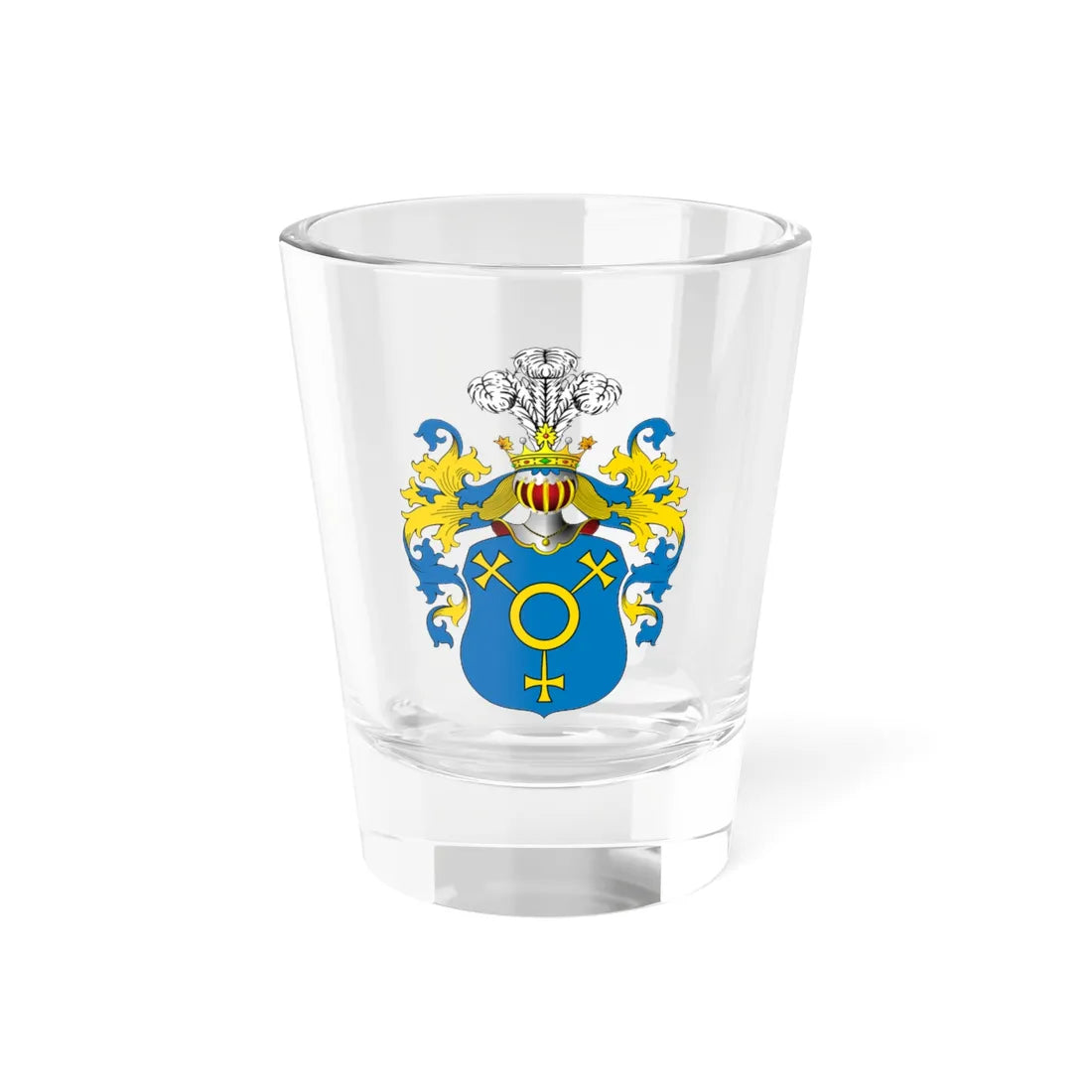 POL COA Brodzic II (Poland) (Coat of Arms) Shot Glass 1.5oz 1.5oz - Go Mug Yourself