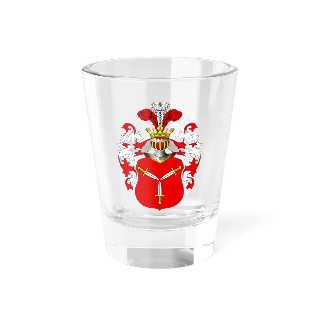 POL COA Brodzic III (Poland) (Coat of Arms) Shot Glass 1.5oz 1.5oz - Go Mug Yourself