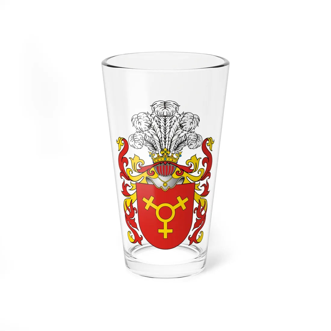 POL COA Brodzic (Poland) (Coat of Arms) Pint Glass 16oz 16oz - Go Mug Yourself