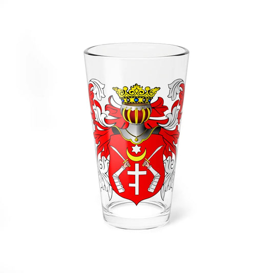 POL COA Bronisław (Poland) (Coat of Arms) Pint Glass 16oz 16oz - Go Mug Yourself